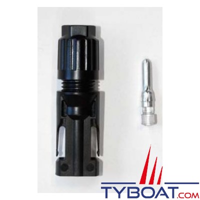 TYBOAT - Connecteur femelle MC4 - 4/6 mm² - Pour panneaux solaires