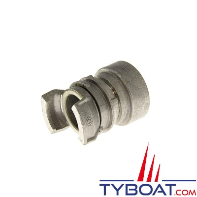 TYBOAT - Demi-raccord pompier avec verrou - DN 40 - Femelle - diamètre 2 pouces - Aluminium