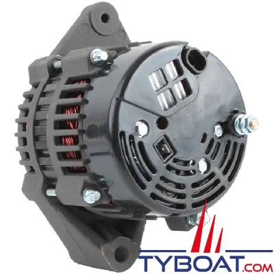 Alternateur compatible Cruisader/PCM/INDMAR V8 - 12 Volts 70 Ampères - Poulie Ø 66mm - 6 gorges