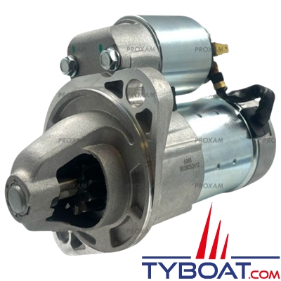 Démarreur compatible Yanmar 2QM20/2YM15/3HM/YM/ 3JH3/4/40/5/ 4JH/4/5/CR - 11 DENTS CW