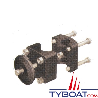 Fixation pour support pare-battage en fil d'inox - pour tube Ø 30mm TYBOAT  87250069 