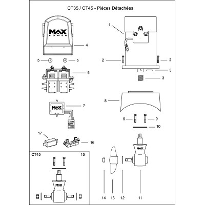 Pièces détachées CT35 / CT45