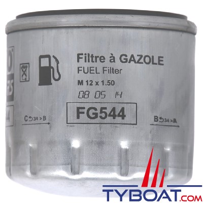 Pro Filter - Filtre à gasoil FG544 - pour moteurs Solé Diesel MINI 11, MINI 17, MINI 23, MINI 26, MINI 33 MINI 34, MINI 44, MINI 48