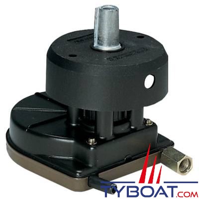 Ultraflex - Boîtier de direction mécanique T67 - cache noir pour moteur hors-bord jusqu'à 55CV