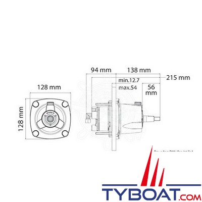 Ultraflex - Kit direction hydraulique Gotech pour moteur jusqu'à 115 CV