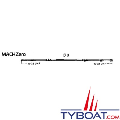 Ultraflex MachZero™ - Câble pour commande moteur mécanique et électronique - Longueur 16' - 4.88m