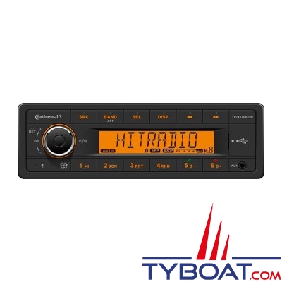 VDO - TR7423UB–OR - Autoradio Tuner USB MP3/WMA/BT -24V - 4X15W