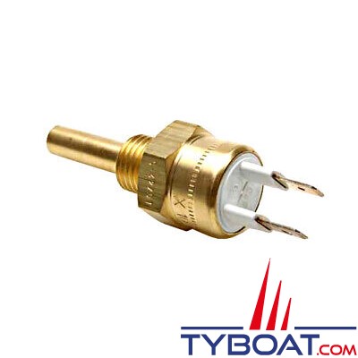 VDO X10-232-001-004 - Capteur de température - 6-24V - isolé - Alerte 92° - Filetage M18x150 - 100W
