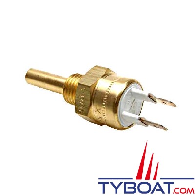 VDO X10-232-001-005 - Capteur de température -  6-24V - isolé - Alerte 96° - Filetage M18x150 - 100W 