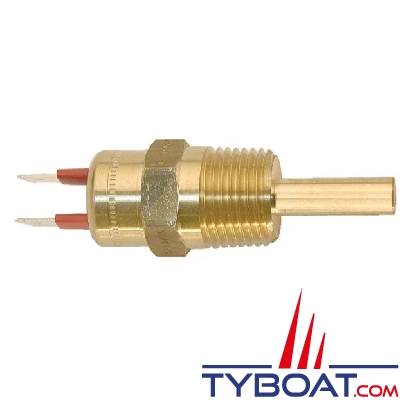 VDO X10-232-001-006 - Capteur de température - 6-24V - isolé - Alerte 96° - Filetage 1/2x14 - 100W