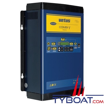 VETUS - Chargeur de batterie Combi- 70 A/Onduleur 1500 Watt connexion solaire 12 Volts