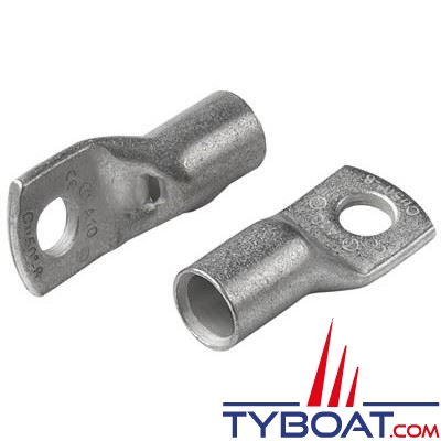 VETUS - Cosses plates pour câble Ø50mm² avec trou M6 (x 2 pièces)