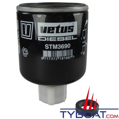 Vetus - Filtre à gasoil pour moteurs  M2/M3/M4/P4.17/19/VH4.65/80/DT(A)4.70/85/M2.02 M2.04 M2.06 M2.C5 M2.D5/M3.09. 