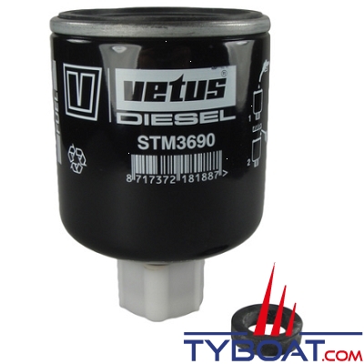 Vetus - Filtre à gasoil pour moteurs  M2/M3/M4/P4.17/19/VH4.65/80/DT(A)4.70/85/M2.02 M2.04 M2.06 M2.C5 M2.D5/M3.09. 