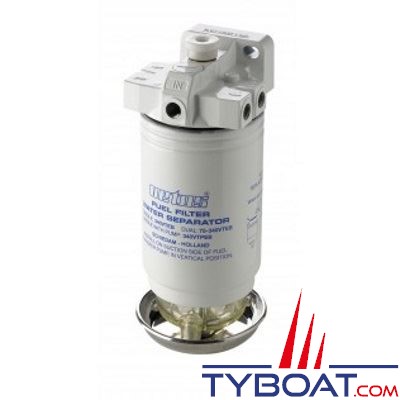 VETUS - Filtres séparateur eau/carburant avec pompe CE/ABYC 10 microns débit 380  L/H