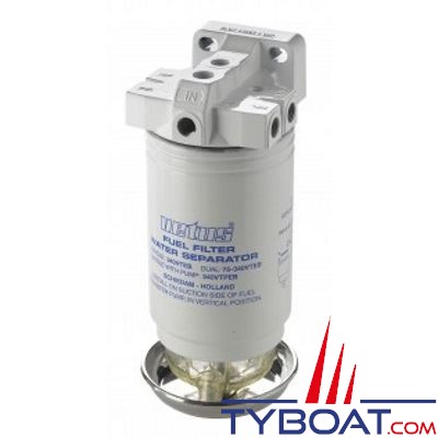 VETUS - Filtres séparateur eau/carburant CE/ABYC  simple 10 microns débit  380  L/H