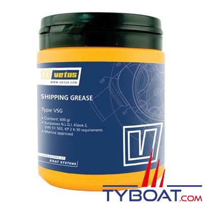 VETUS - Graisse Marine VETUS au lithium NLG Classe 2 DIN51502 KP-2K-30 600 gr