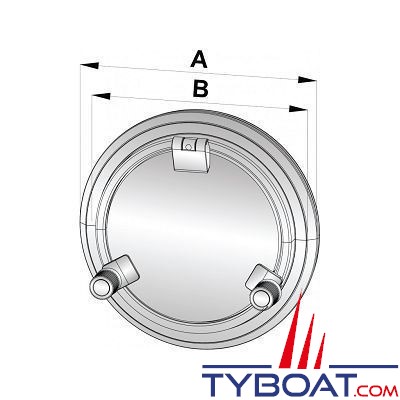 VETUS - Hublot type PW201 classification CE : A1 qualité moustiquaire incluse