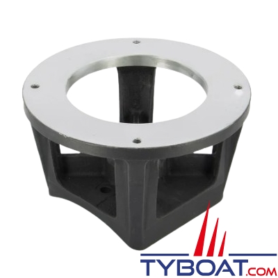 Vetus - Intermdt flange BOW220-310, alu black RAL9005