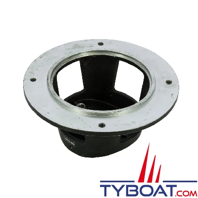 Vetus - Intermediate flange BOW75+95 IP, alu black RAL9005