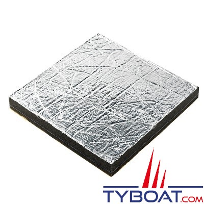 VETUS - Isolation phonique Sonitech simple 35mm aluminium (600 x 1000 mm)