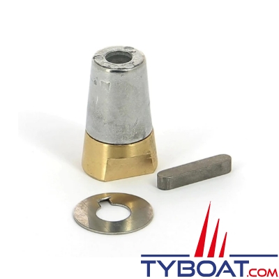 Vetus - Kit anode zinc embout d'arbre diam 25 mm avec anode ecrou et rondelle
