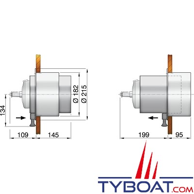 VETUS - Kit d'extension pour direction hydraulique pompe HTP