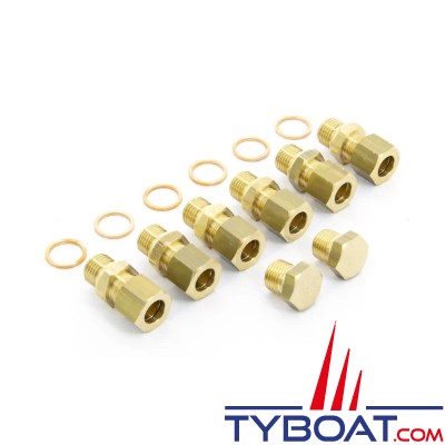 Vetus - Kit de raccords (10mm) à utiliser avec K30/140B et MTC5210 - MTC17510