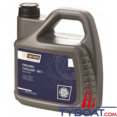 Vetus - Liquide de refroidissement Organic Coolant -38°C - 4 litres