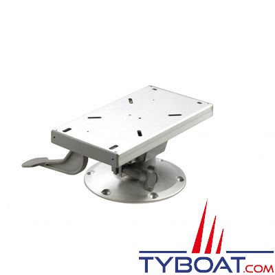 Vetus - Pied de siège pivotant avec glissière hauteur 150mm