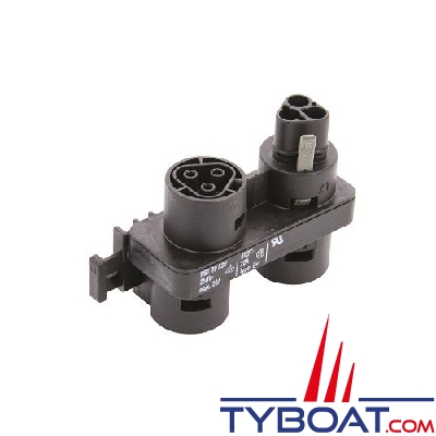 Vetus - Quick Connect system séparateur 1 à 3 Max. 16A