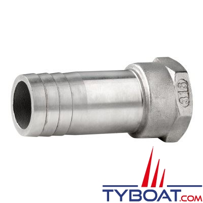 Vetus - Raccord annelé inox  femelle G3/8'' pour tuyau de 15 mm