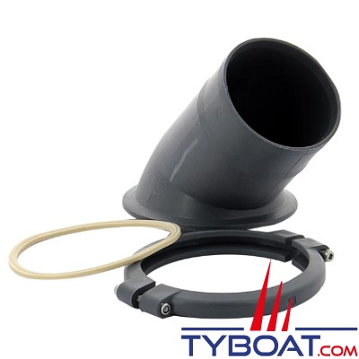 Vetus - Raccord de tuyau avec bague de serrage ø 75 mm