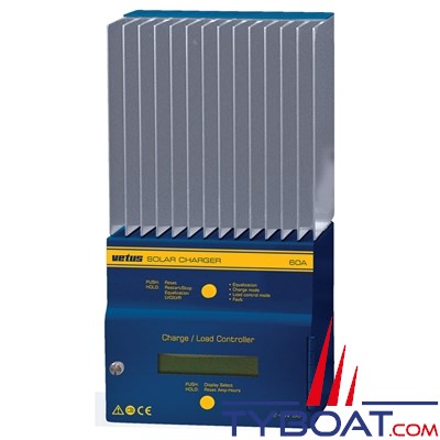 VETUS - Régulateur pour panneaux solaire 60 A 12/24 Volts