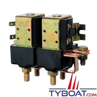 Vetus - Relais double 24 Volts 3 kW pour guindeaux M8 