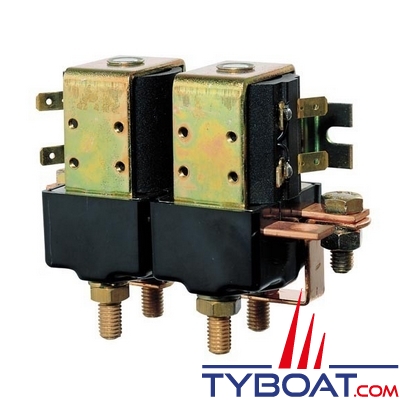 Vetus - Relais double (étanche IP66) 24 Volts 3 kW pour guindeaux M6