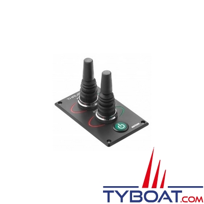 Vetus - Tableau de commande pour propulseur hydraulique avec 2 joystick 5 positions