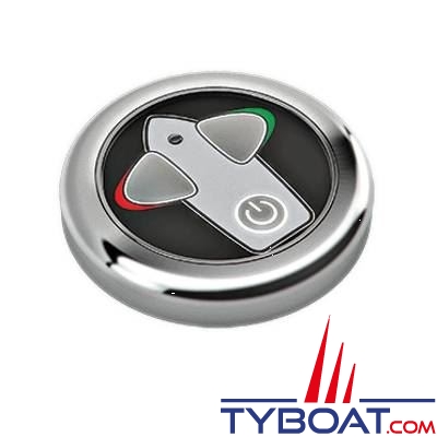 Vetus - Tableau de commande rond à boutons pour propulseur d'étrave avec temporisation - 12/24 Volts