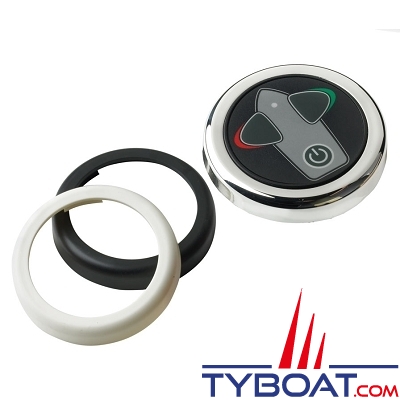 Vetus - Tableau de commande rond à boutons pour propulseur d'étrave avec temporisation - 12/24 Volts