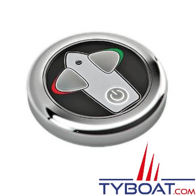 Vetus - Tableau de commande rond à boutons pour propulseur d'étrave avec temporisation - 12/24 Volts