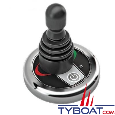 Vetus - Tableau de commande rond à joystick pour propulseur d'étrave avec temporisation - 12/24 Volts