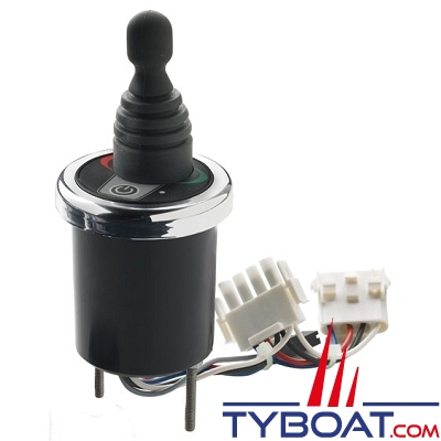 Vetus - Tableau de commande rond à joystick pour propulseur d'étrave avec temporisation - 12/24 Volts