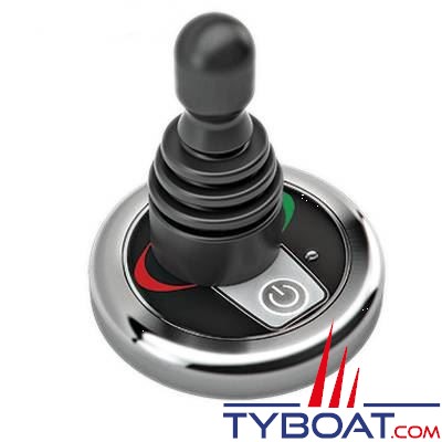 VETUS - Tableau de commande rond à joystick pour propulseur d'étrave avec temporisation 12/24 Volts