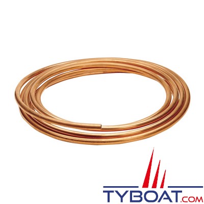 VETUS - Tube en cuivre Ø 15 x 18 mm.  (rouleau 10 mètres)