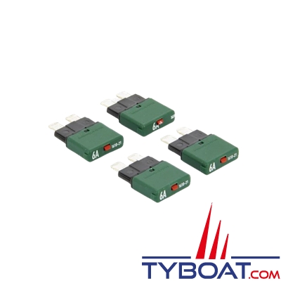 VETUS - Fusible automatique 6 Ampères (4 pieces)