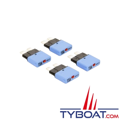 VETUS - Fusible automatique 15 Ampères (4 pieces)