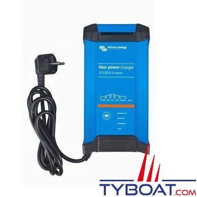 Victron Energy - Chargeur de batterie Blue smart - IP22 - 3 sorties / entrée 180-265VAC/45-65Hz - 12 Volts 15 ampères
