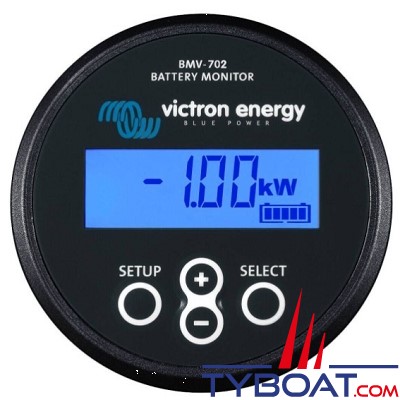 Victron Energy - Contrôleur de batterie BMV-712 Smart Black avec shunt 500 Ampères - Bluetooth intégré