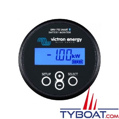 Victron Energy - Contrôleur de batterie BMV-712 Smart Black avec shunt 500 Ampères - Bluetooth intégré