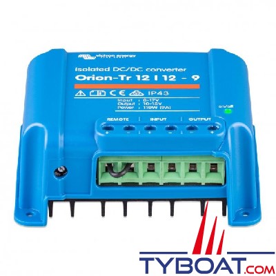 VICTRON ENERGY - Convertisseur de tension Orion 12/12 Volts DC  9 Ampères / 110 Watts - isolation galvanique